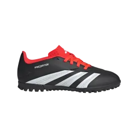 Adidas Predator Club Turf Youth Soccer Shoe IG5437 Black / White / Solar Red