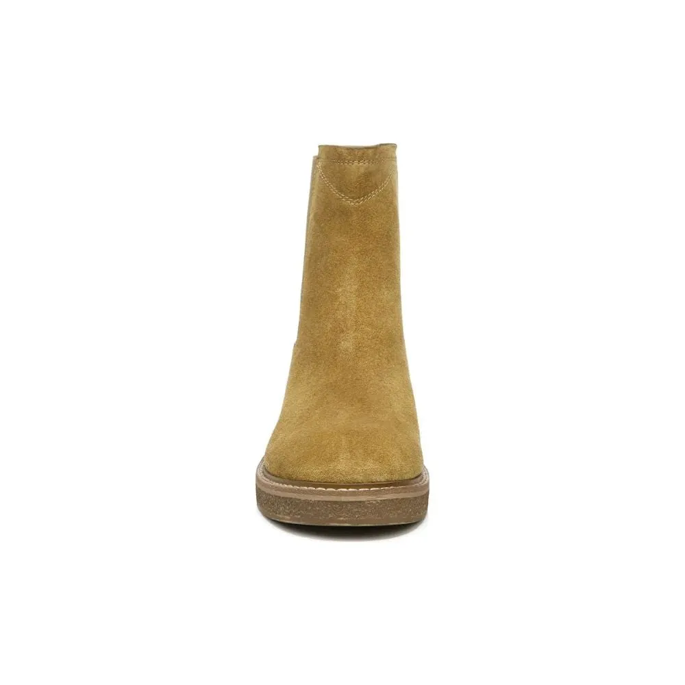 Bellina Caramel Suede Franco Sarto Ankle Boots