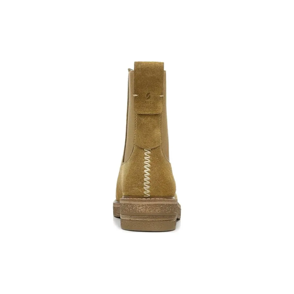 Bellina Caramel Suede Franco Sarto Ankle Boots