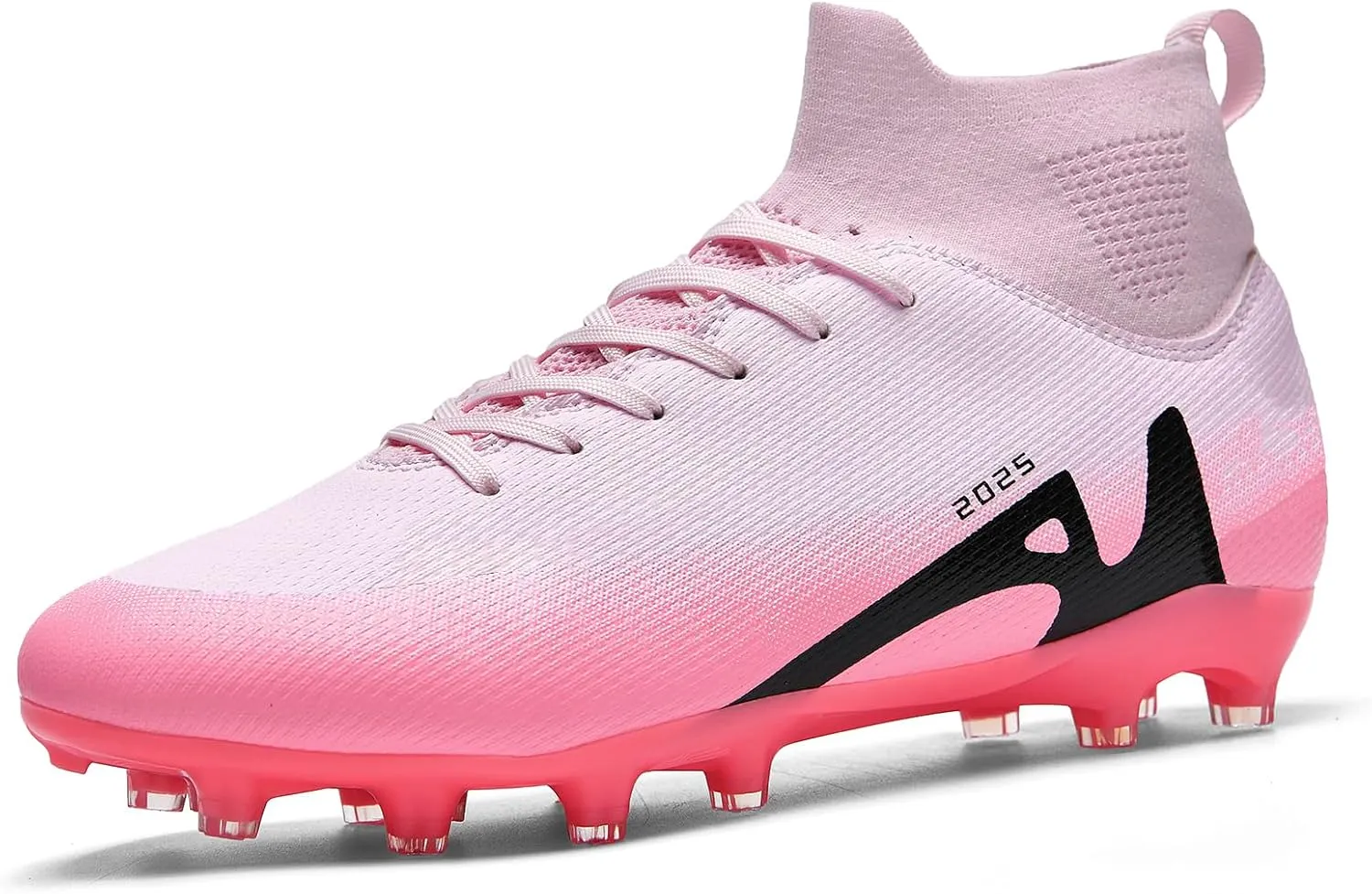Boys' and Girls' Soccer Shoes TF Training Shoe Breathable, Anti Slip, Lightweight Sports Cleats for Boys and Girls' Football Suitable for Artificial Grass