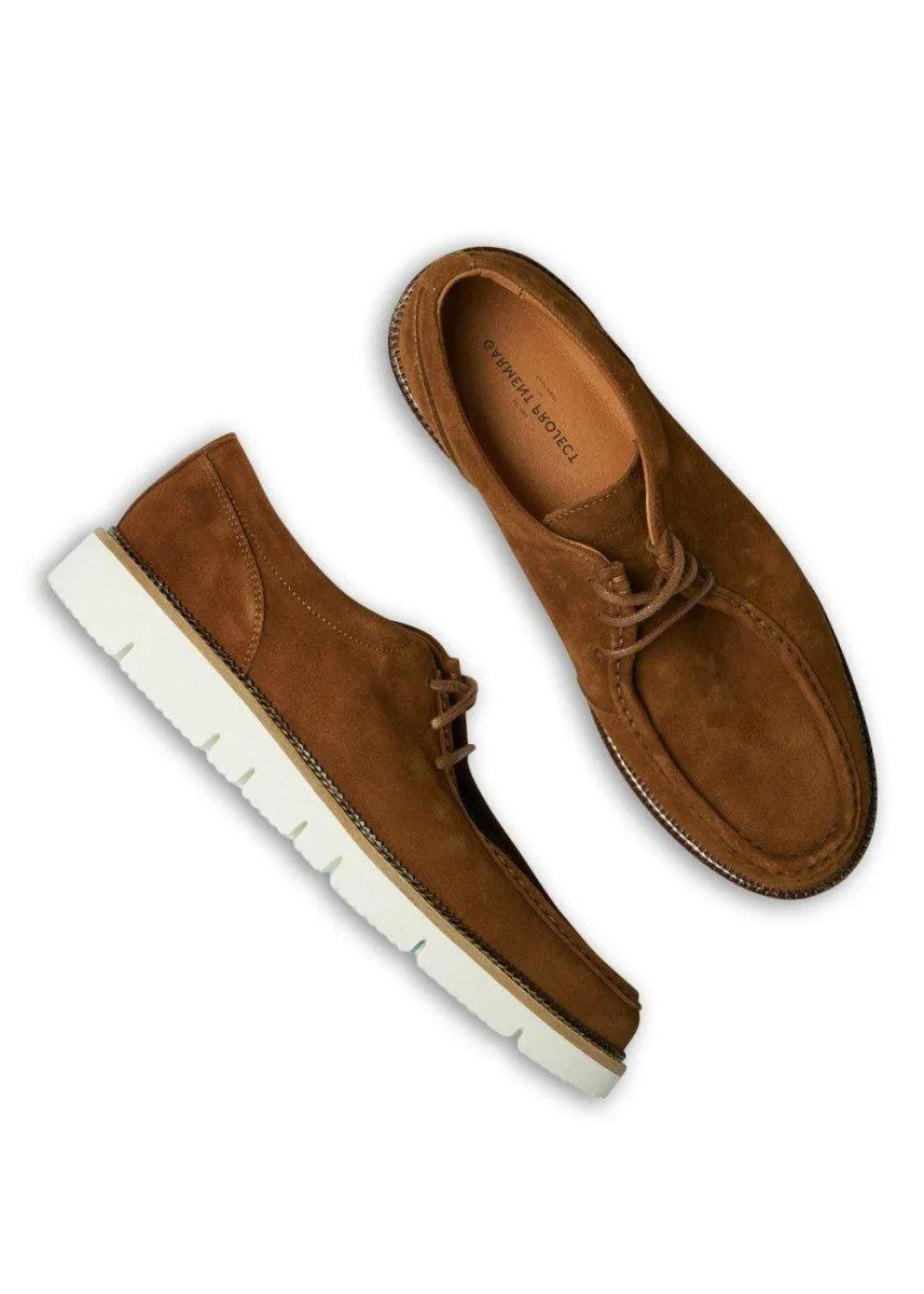 Eilo Vibram Low - Cognac Suede - Cognac