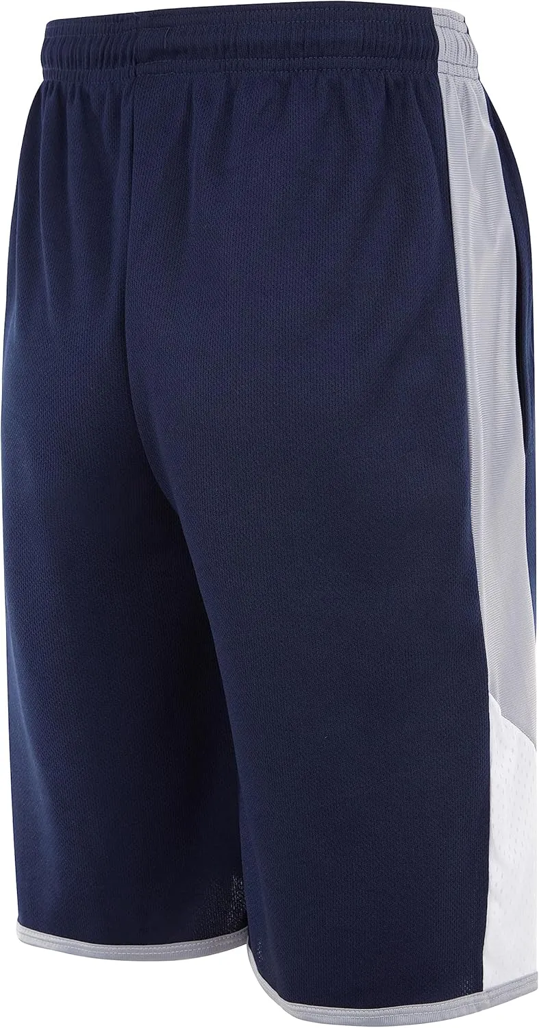 Mens Basketball Shorts with Pockets, Active Athletic Performance Gym Workout Shorts for Men Workout Shorts, 4 Pack