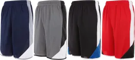 Mens Basketball Shorts with Pockets, Active Athletic Performance Gym Workout Shorts for Men Workout Shorts, 4 Pack