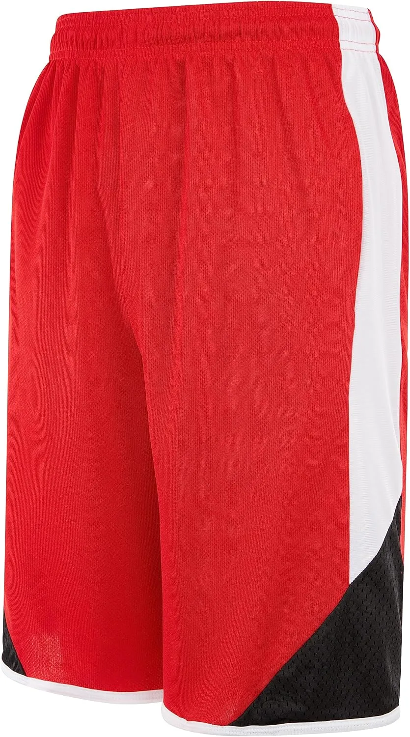 Mens Basketball Shorts with Pockets, Active Athletic Performance Gym Workout Shorts for Men Workout Shorts, 4 Pack