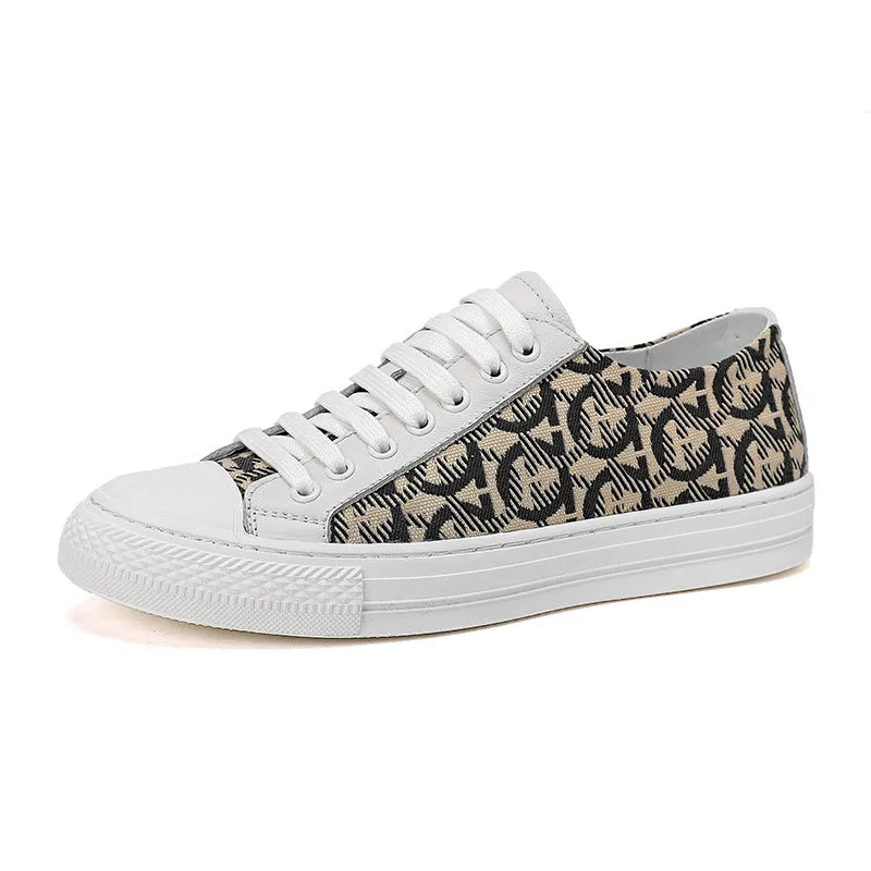 Men's Low-Top Canvas Casual Shoes