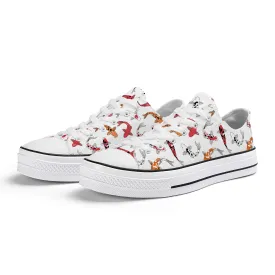 Mini Koi Low Top Canvas Shoes