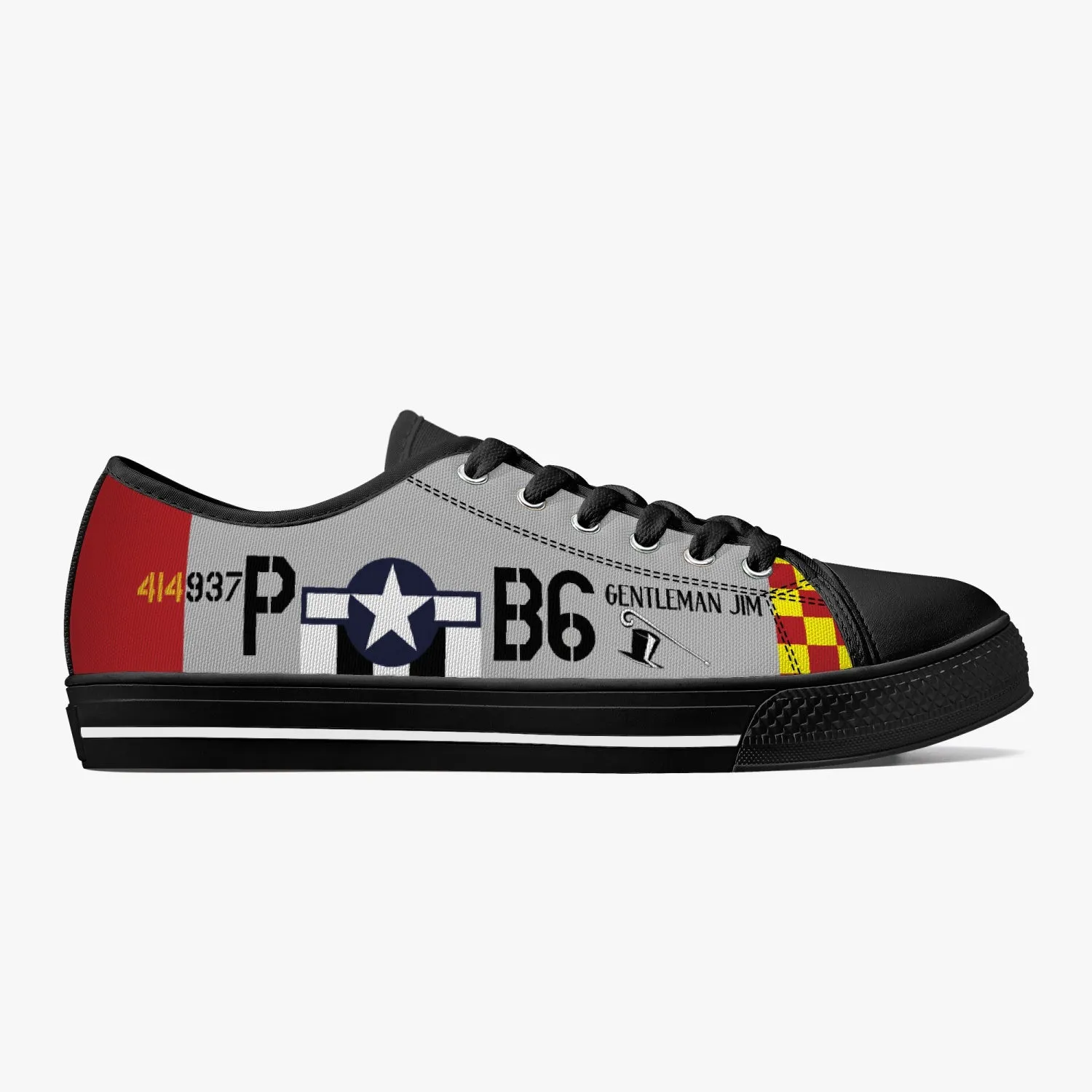 P-51 "Gentleman Jim" Low Top Canvas Shoes