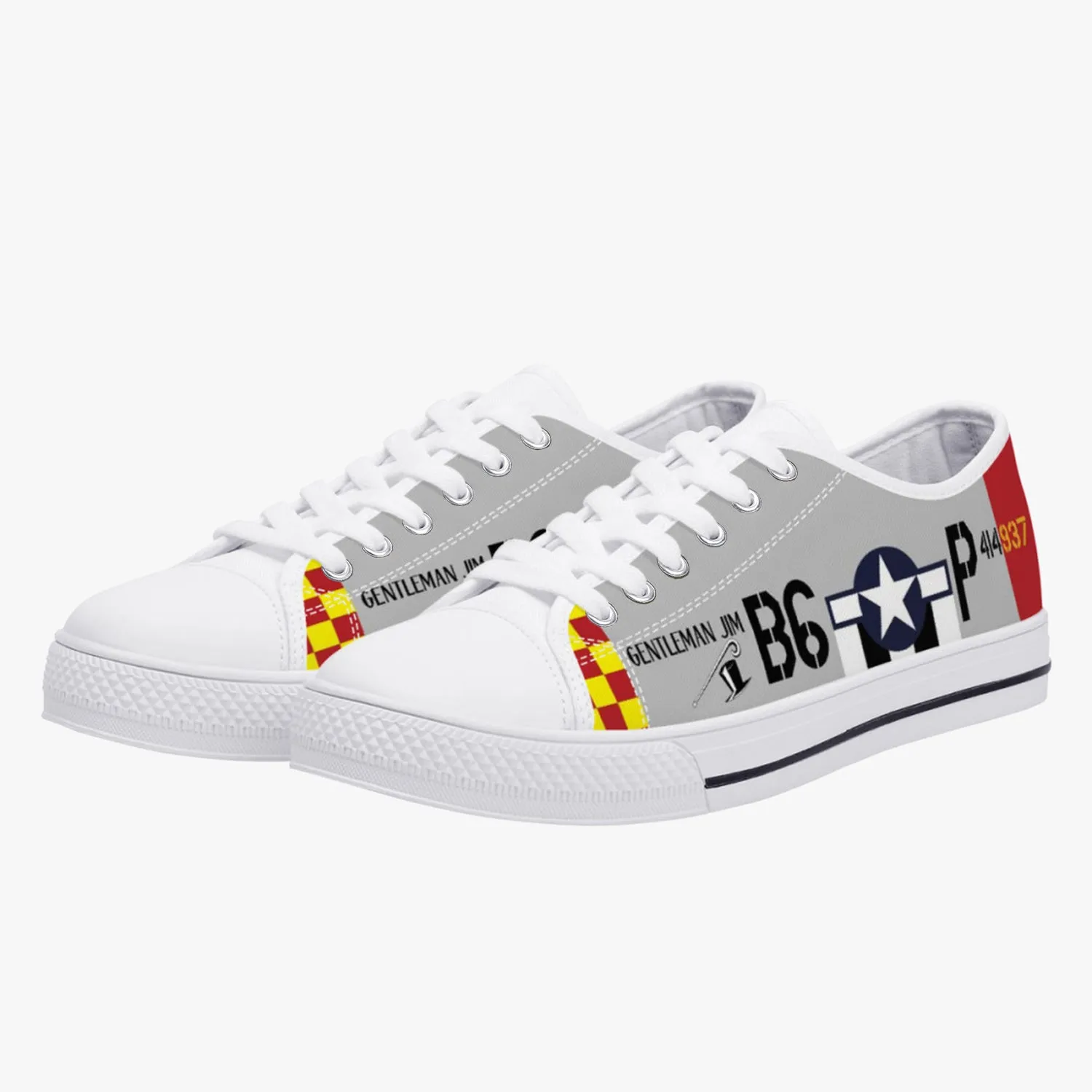 P-51 "Gentleman Jim" Low Top Canvas Shoes