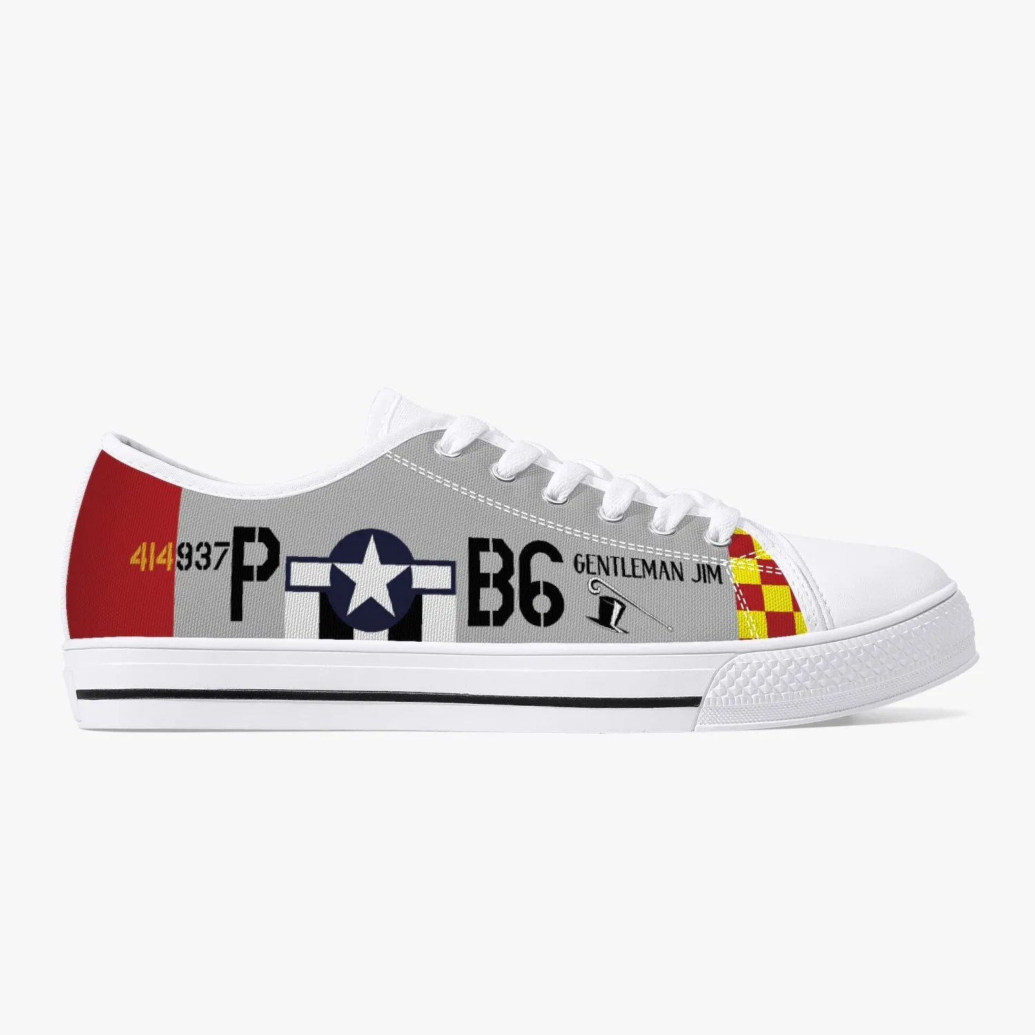 P-51 "Gentleman Jim" Low Top Canvas Shoes