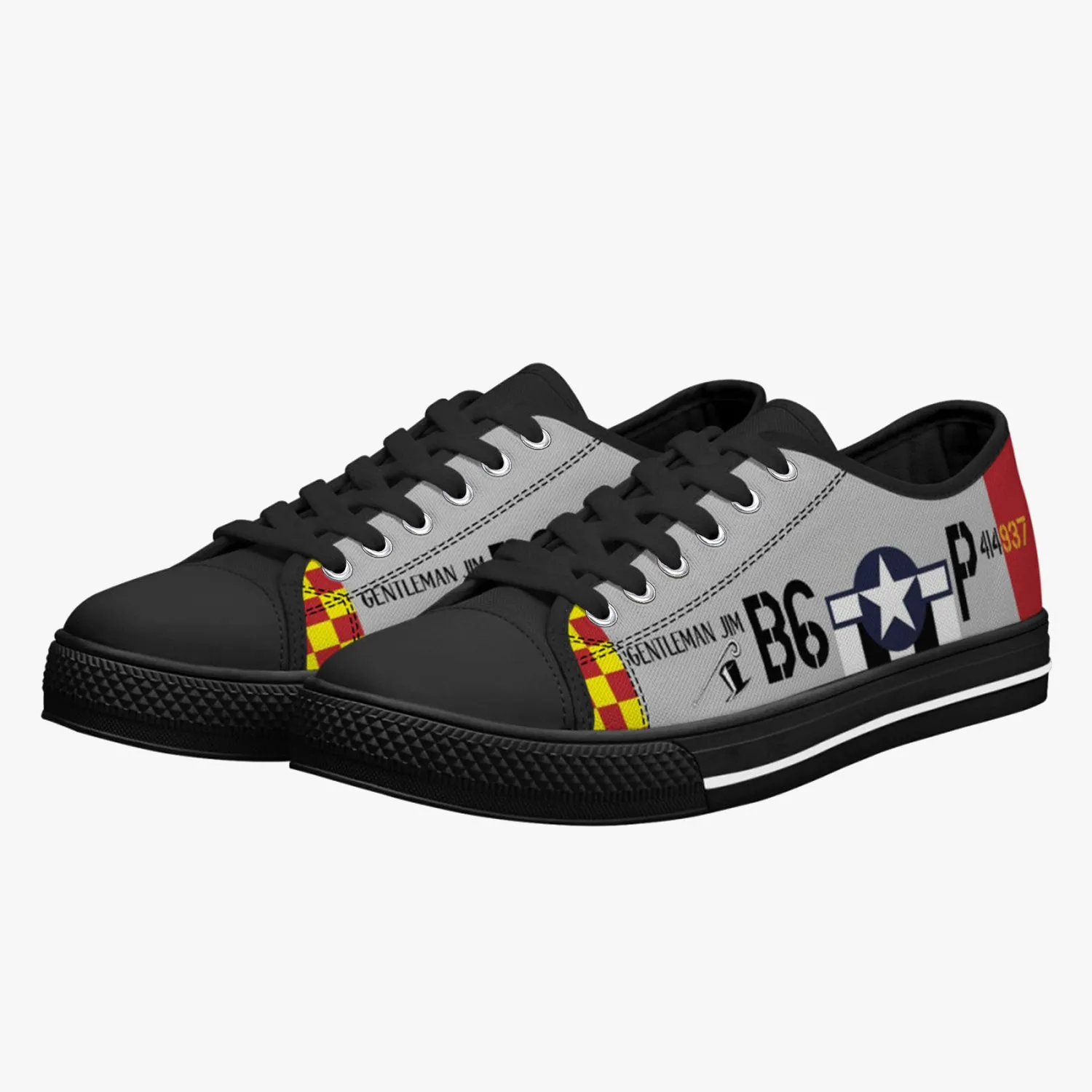 P-51 "Gentleman Jim" Low Top Canvas Shoes