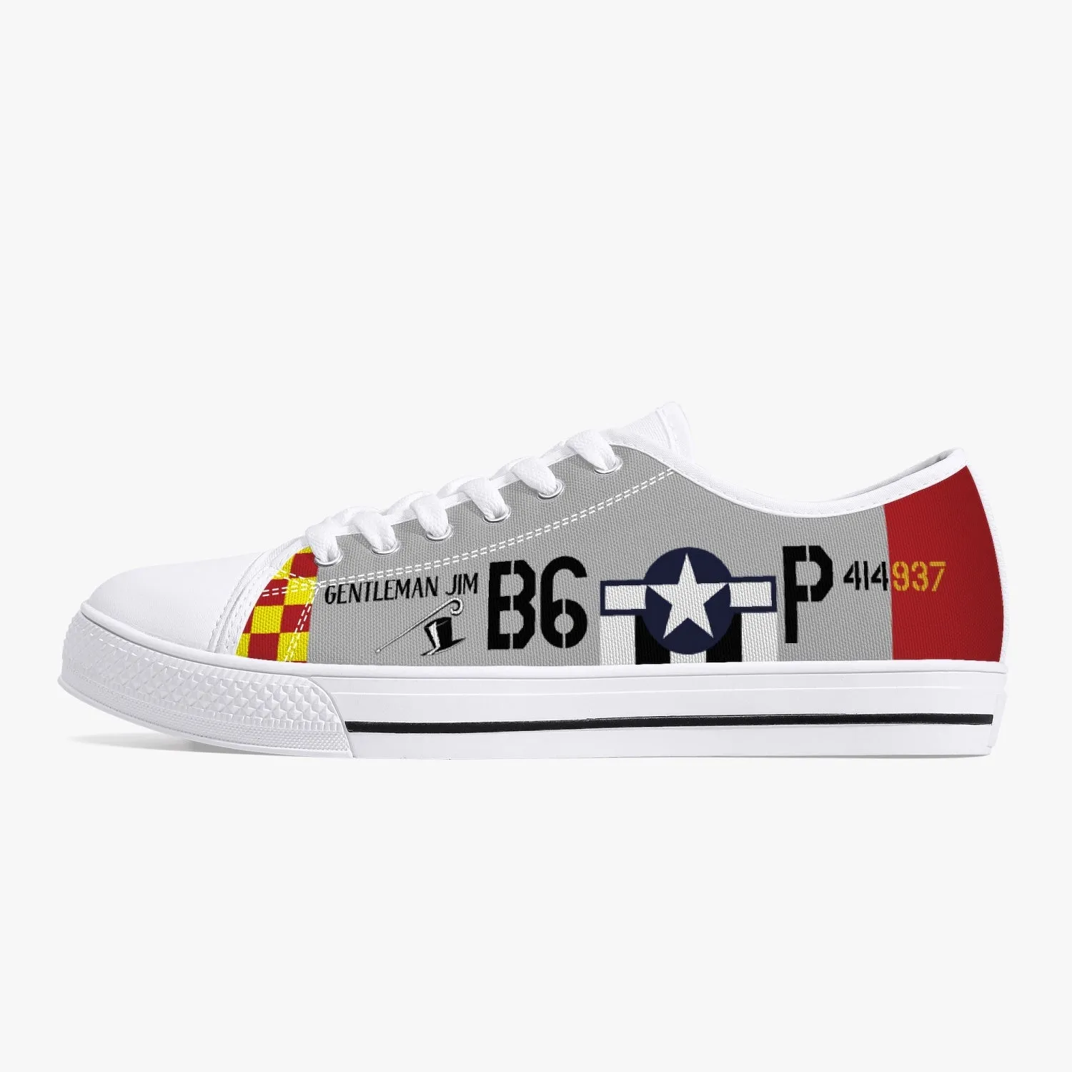 P-51 "Gentleman Jim" Low Top Canvas Shoes