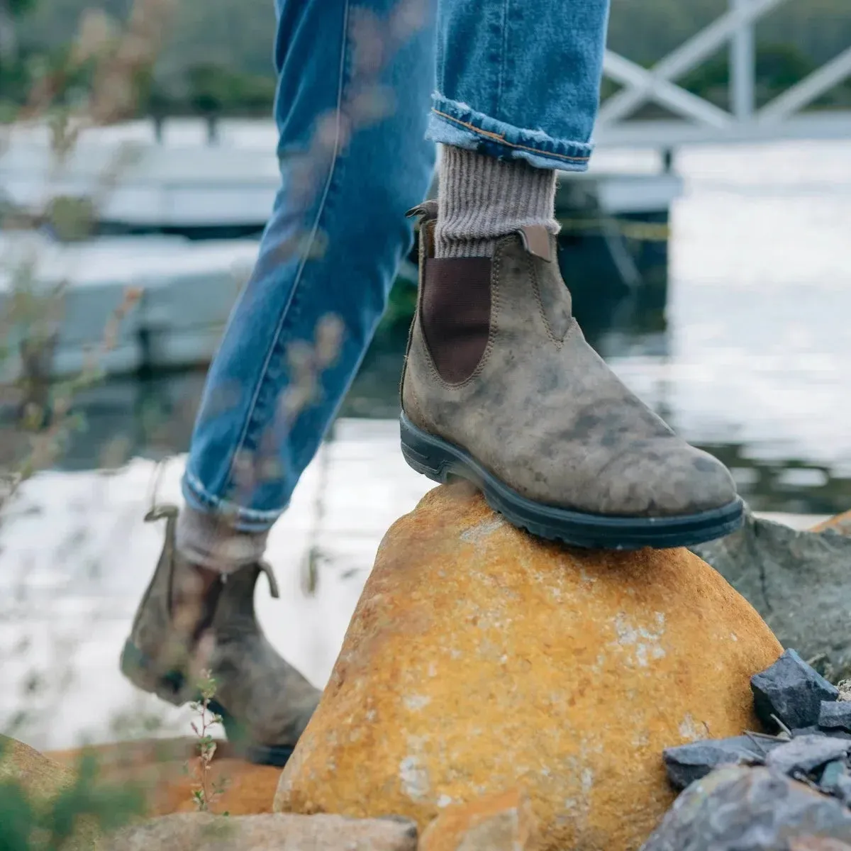 Retro Leather Ankle Chelsea Boots Casual