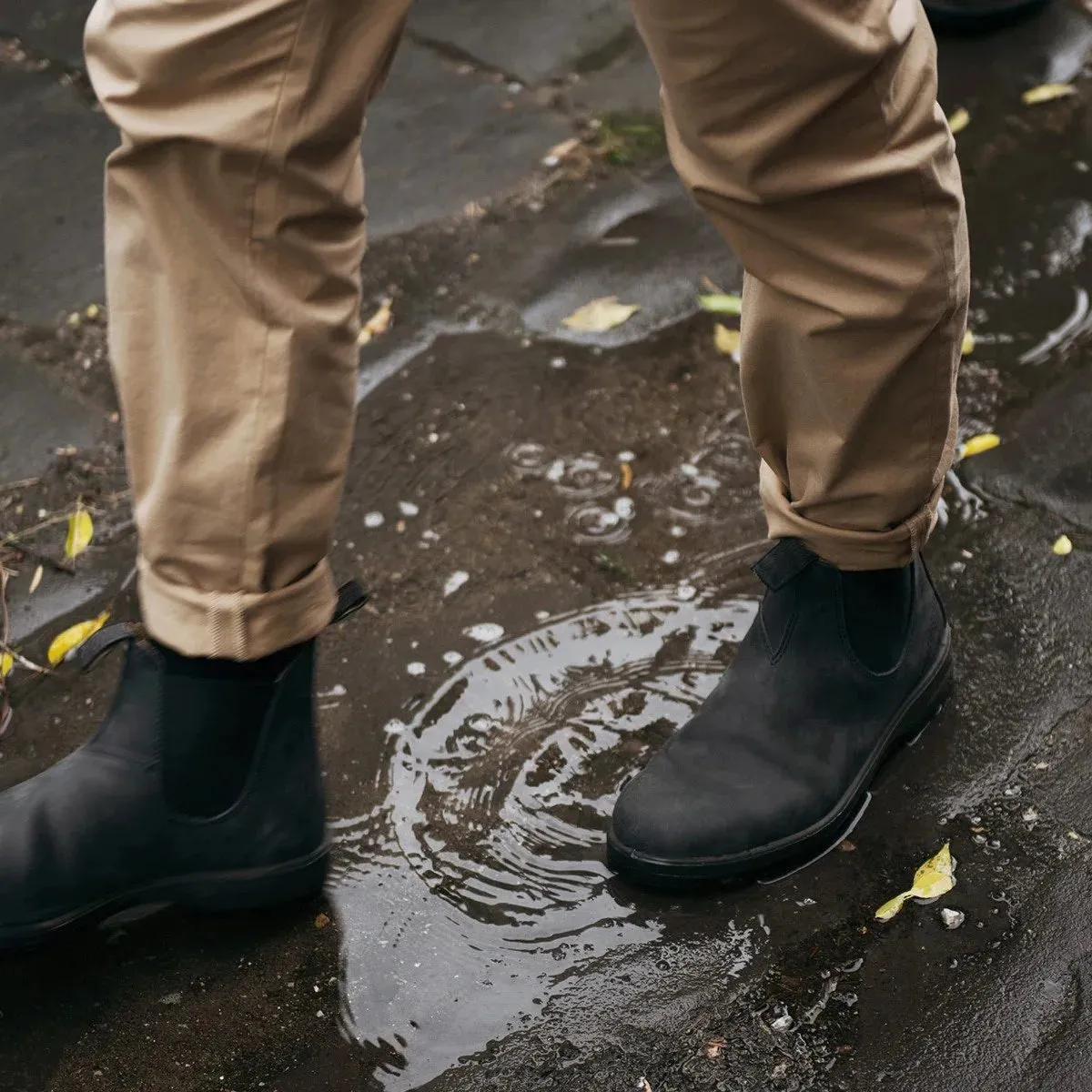 Retro Leather Ankle Chelsea Boots Casual
