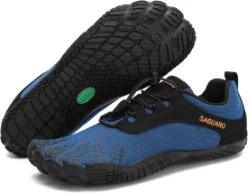 SAGUARO Men's Barefoot Shoes Wide Toe Box Minimalist Sneakers Water Shoe Active VII