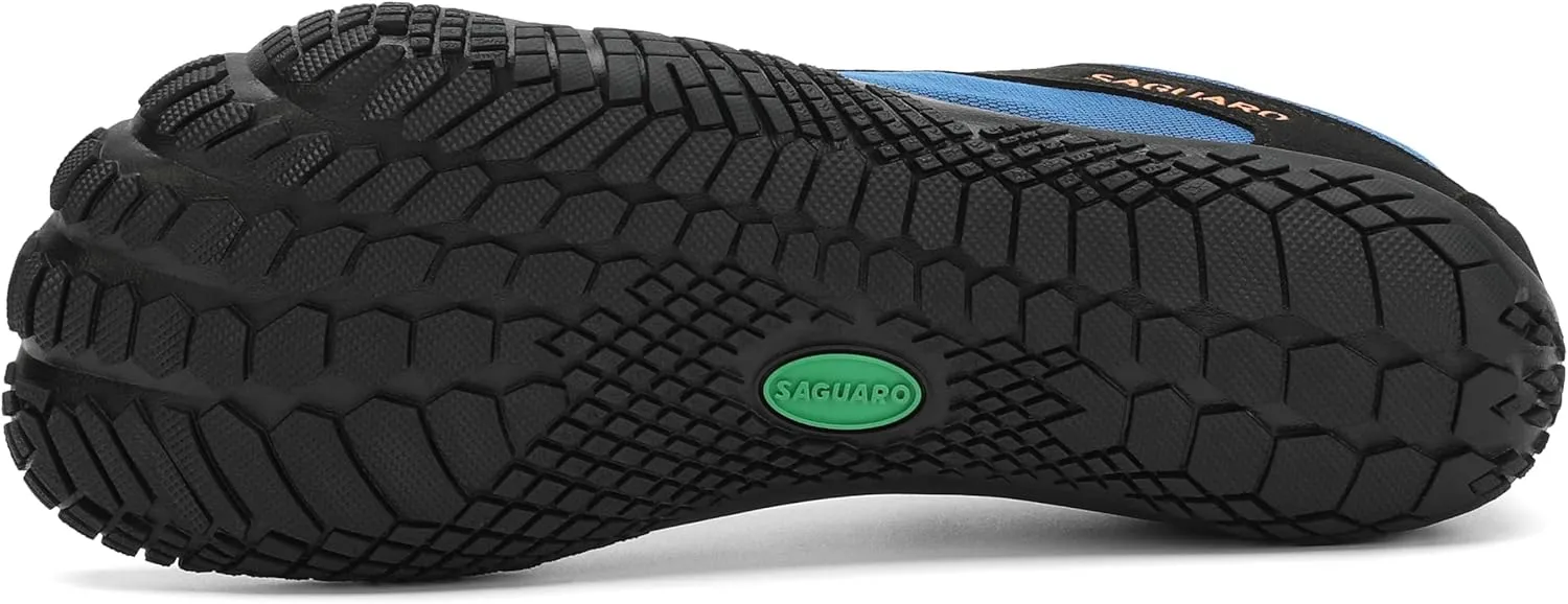SAGUARO Men's Barefoot Shoes Wide Toe Box Minimalist Sneakers Water Shoe Active VII