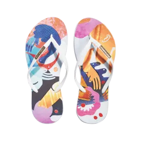 Samba Sol Women's YoungArts Collection Flip Flops - Nadia Wolff