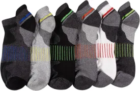 Sof Sole Men's Bamboo Cushioned Performance No-Show Athletic Sock