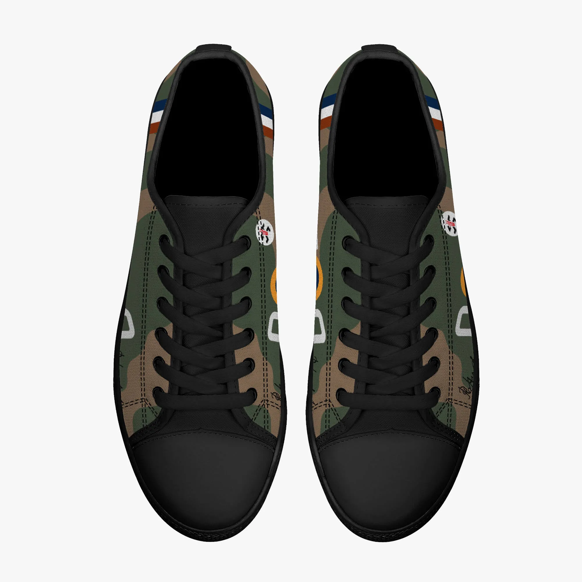 Spitfire "AZ-Q" of Pat Hughes Low Top Canvas Shoes