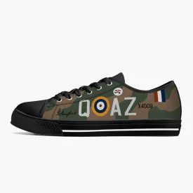 Spitfire "AZ-Q" of Pat Hughes Low Top Canvas Shoes