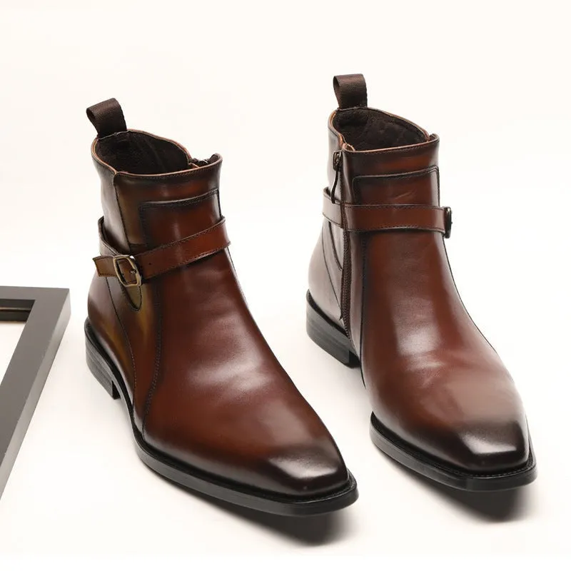StormStride - British Leather Chelsea Boots by The Nevermore