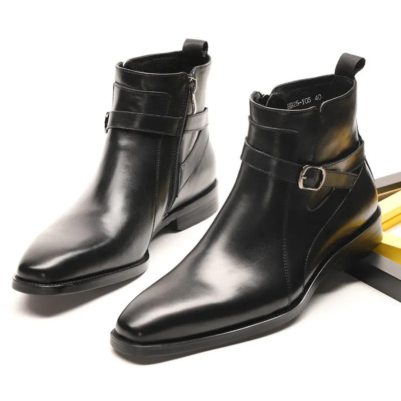 StormStride - British Leather Chelsea Boots by The Nevermore