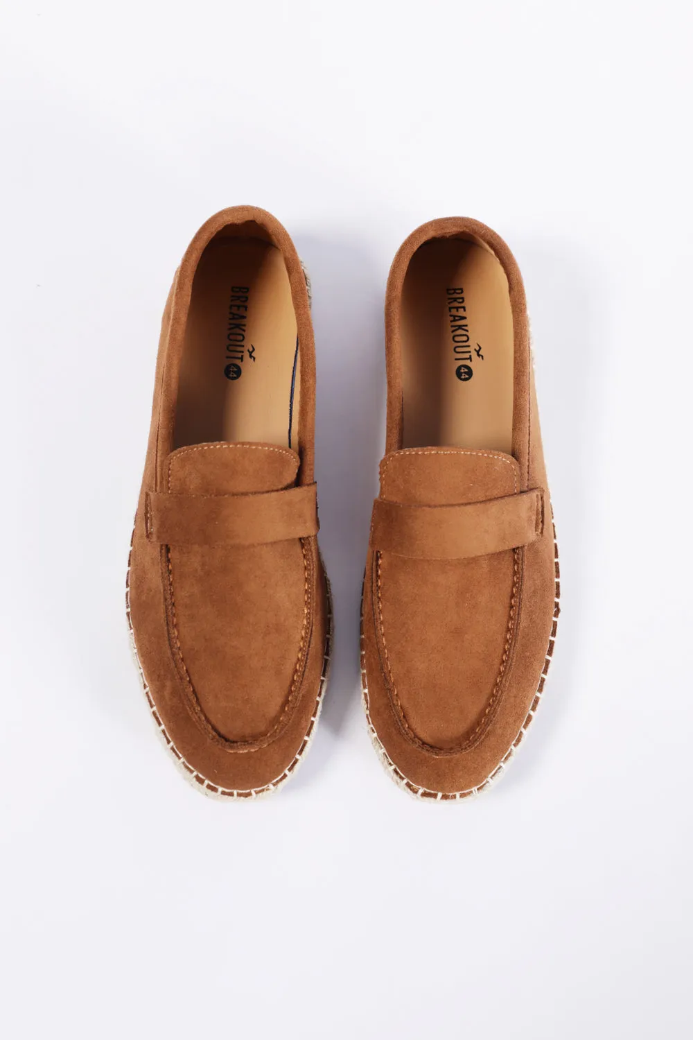 SUEDE JUTE LOAFERS
