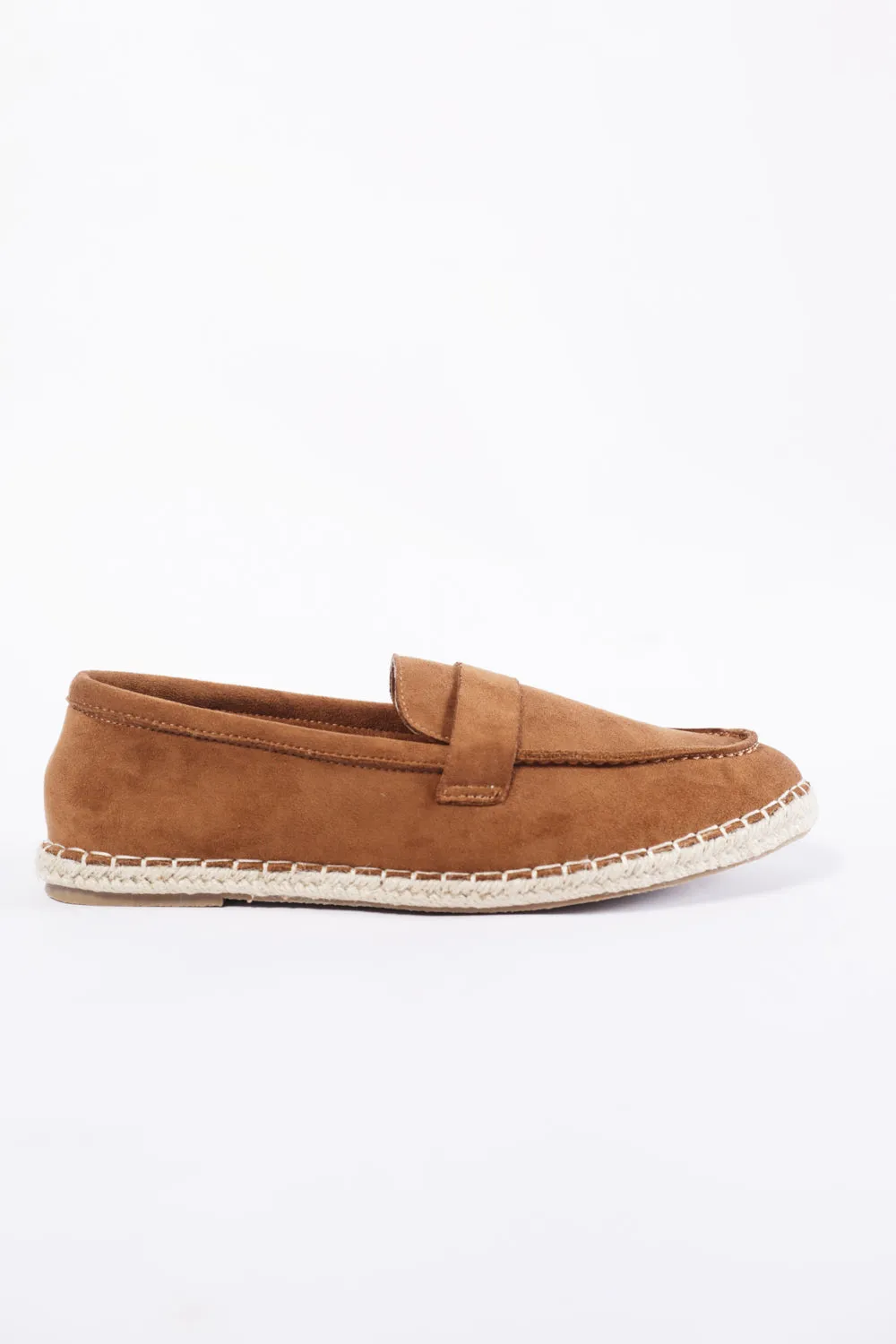 SUEDE JUTE LOAFERS