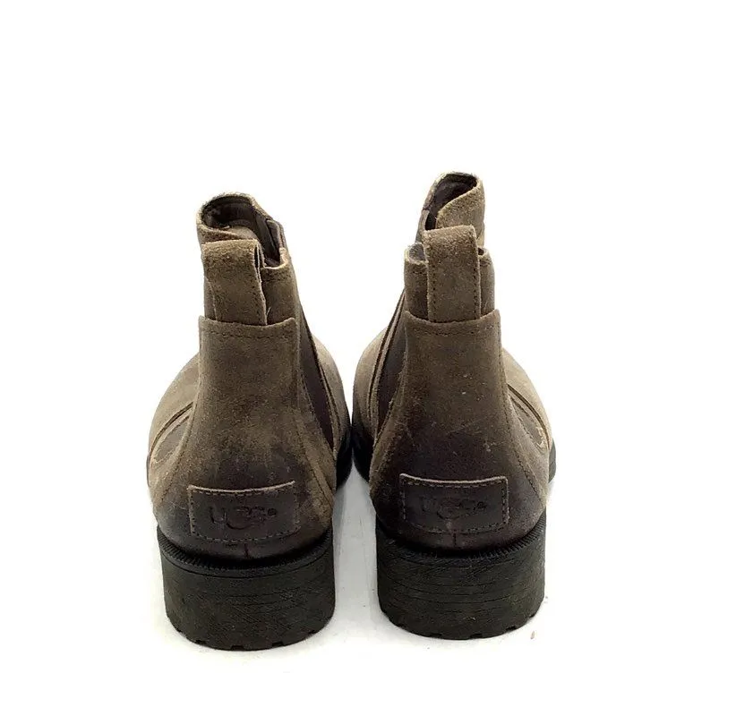 UGG Women's Bonham II 1095150 Brown Ankle Chelsea Boots - Size 9