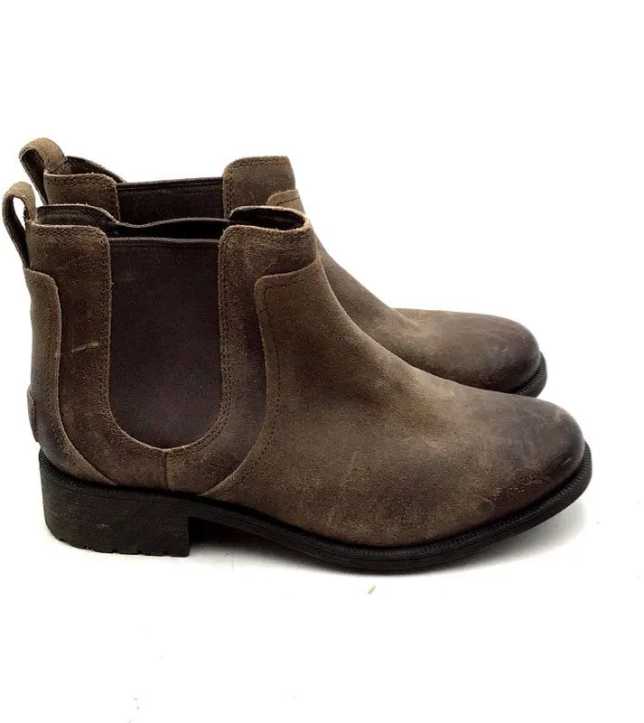 UGG Women's Bonham II 1095150 Brown Ankle Chelsea Boots - Size 9