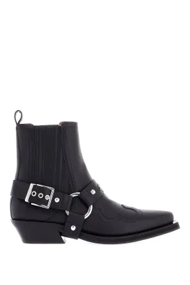 western chelsea ankle boots S2744 BLACK