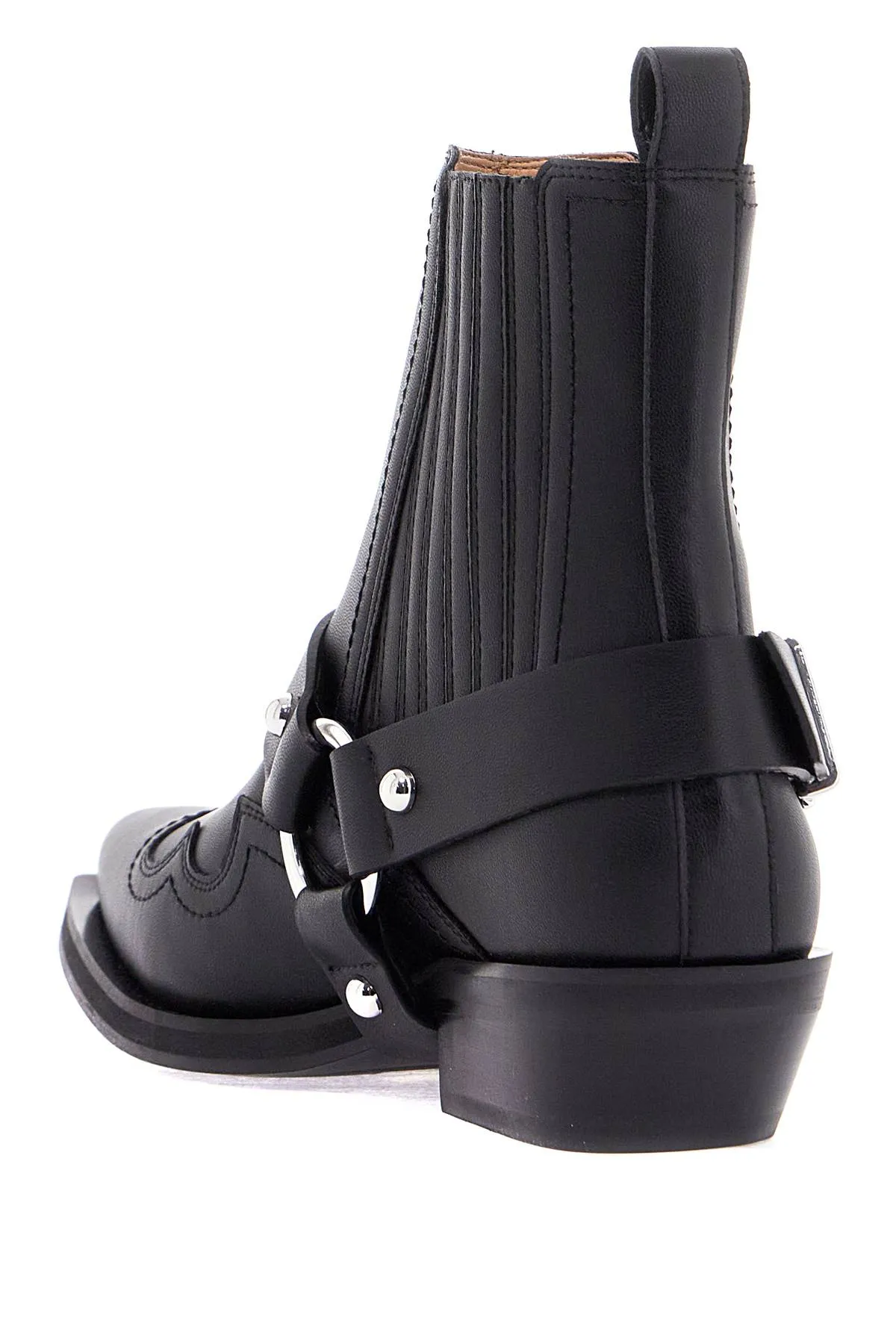western chelsea ankle boots S2744 BLACK